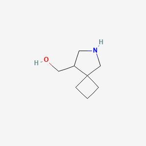 molecular formula C8H15NO B1448859 {6-azaspiro[3.4]octan-8-yl}methanol CAS No. 2091216-75-8