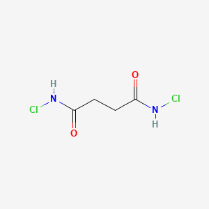 molecular formula C4H6Cl2N2O2 B14488594 N~1~,N~4~-Dichlorobutanediamide CAS No. 64955-30-2