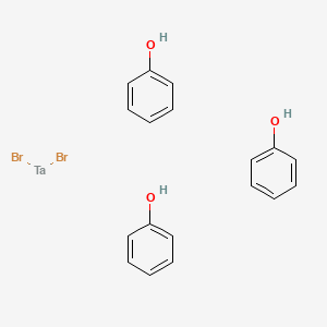 molecular formula C18H18Br2O3Ta B14488608 Phenol--dibromotantalum (3/1) CAS No. 65924-08-5