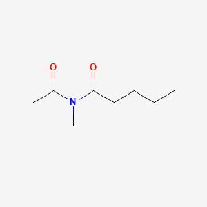 molecular formula C8H15NO2 B14488656 N-Acetyl-N-methylpentanamide CAS No. 65882-19-1