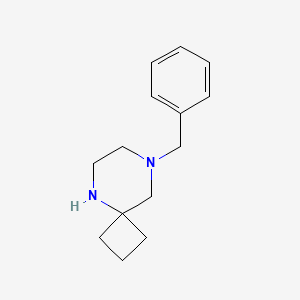 molecular formula C14H20N2 B1448872 8-Benzyl-5,8-diazaspiro[3.5]nonane CAS No. 2098036-81-6