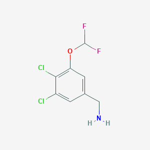 3,4-Dichloro-5-(difluoromethoxy)benzylamine