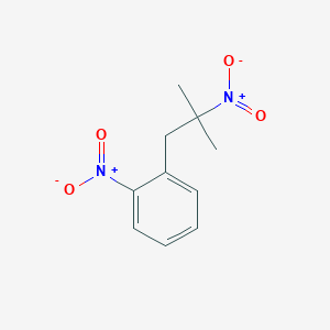 molecular formula C10H12N2O4 B14488800 Benzene, 1-(2-methyl-2-nitropropyl)-2-nitro- CAS No. 65398-89-2
