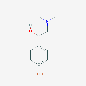 molecular formula C10H14LiNO B14488816 lithium;2-(dimethylamino)-1-phenylethanol CAS No. 63296-72-0