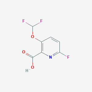 3-Difluoromethoxy-6-fluoropicolinic acid