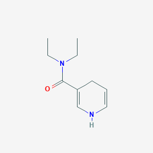 molecular formula C10H16N2O B14488867 N,N-Diethyl-1,4-dihydropyridine-3-carboxamide CAS No. 63942-72-3