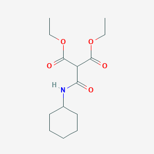 molecular formula C14H23NO5 B14488882 Diethyl (cyclohexylcarbamoyl)propanedioate CAS No. 65179-99-9