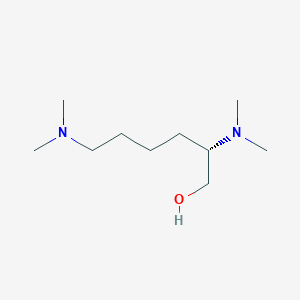 molecular formula C10H24N2O B14488897 (2S)-2,6-bis(dimethylamino)hexan-1-ol CAS No. 64584-90-3