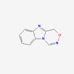 molecular formula C9H7N3O B14488899 1h-[1,2,4]Oxadiazino[4,5-a]benzimidazole CAS No. 65122-66-9