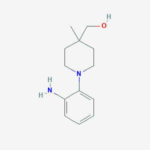 molecular formula C13H20N2O B1448892 (1-(2-Aminophenyl)-4-methylpiperidin-4-yl)methanol CAS No. 2022266-19-7