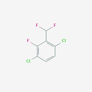 molecular formula C7H3Cl2F3 B1448898 3,6-Dichloro-2-fluorobenzodifluoride CAS No. 1803718-54-8