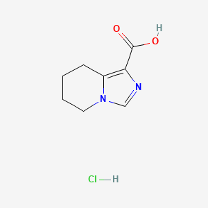 5,6,7,8-Tetrahydroimidazo[1,5-a]pyridine-1-carboxylic acid hydrochloride