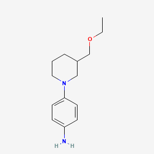 4-(3-(Ethoxymethyl)piperidin-1-yl)aniline