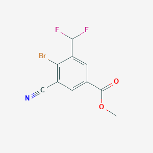 Methyl 4-bromo-3-cyano-5-(difluoromethyl)benzoate