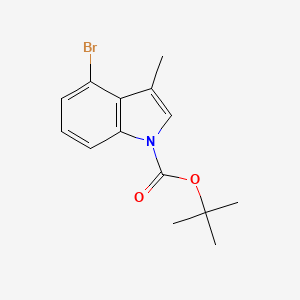 tert-Butyl 4-bromo-3-methyl-1H-indole-1-carboxylate