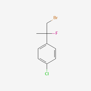 1-(1-Bromo-2-fluoropropan-2-yl)-4-chlorobenzene