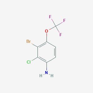 3-Bromo-2-chloro-4-(trifluoromethoxy)aniline