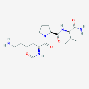 Acetyl-(D-Val13)-a-MSH (11-13)