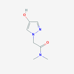 2-(4-hydroxy-1H-pyrazol-1-yl)-N,N-dimethylacetamide