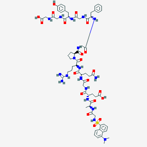 Dansyl myelin basic protein, gly(119)-gly(131)-, synthetic
