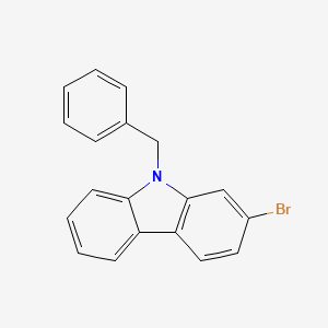 molecular formula C19H14BrN B1448951 9-benzyl-2-bromo-9H-carbazole CAS No. 1401863-51-1
