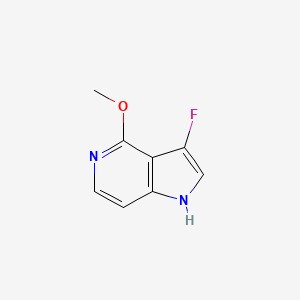 molecular formula C8H7FN2O B1448960 3-Fluoro-4-methoxy-1H-pyrrolo[3,2-c]pyridine CAS No. 1352397-63-7