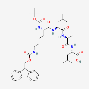 molecular formula C41H59N5O9 B1448975 Boc-Lys(Fmoc)-Leu-Ala-Leu-OH CAS No. 250290-84-7