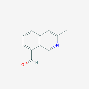 molecular formula C11H9NO B1449004 3-Methylisoquinoline-8-carbaldehyde CAS No. 1416714-30-1