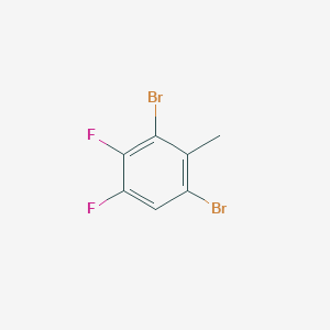 molecular formula C7H4Br2F2 B1449010 2,6-Dibromo-3,4-difluorotoluene CAS No. 1804414-94-5