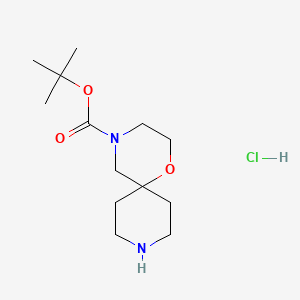tert-Butyl 1-oxa-4,9-diazaspiro[5.5]undecane-4-carboxylate hydrochloride