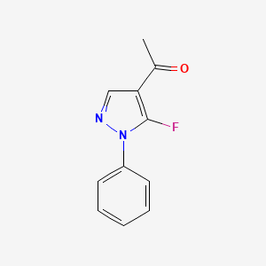 1-(5-fluoro-1-phenyl-1H-pyrazol-4-yl)ethan-1-one