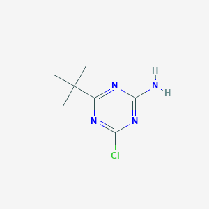 molecular formula C7H11ClN4 B1449031 4-(tert-butyl)-6-chloro-1,3,5-triazin-2-amine CAS No. 1070217-24-1