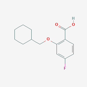 2-Cyclohexylmethoxy-4-fluorobenzoic acid