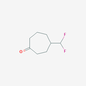 4-(Difluoromethyl)cycloheptan-1-one