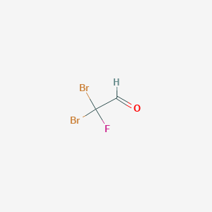 molecular formula C2HBr2FO B14490367 Dibromo(fluoro)acetaldehyde CAS No. 64316-15-0
