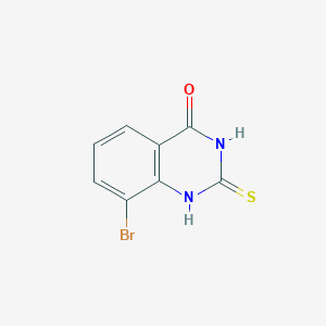 molecular formula C8H5BrN2OS B1449041 8-Bromo-2-mercaptoquinazolin-4(3H)-one CAS No. 1594520-35-0