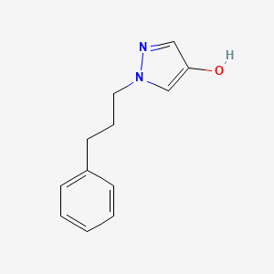 molecular formula C12H14N2O B1449043 1-(3-phenylpropyl)-1H-pyrazol-4-ol CAS No. 1600663-75-9