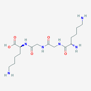 molecular formula C16H32N6O5 B1449046 H-Lys-Gly-Gly-Lys-OH CAS No. 57625-91-9