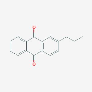 molecular formula C17H14O2 B14490536 2-Propylanthracene-9,10-dione CAS No. 63690-55-1
