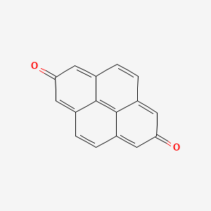 molecular formula C16H8O2 B14490539 Pyrene-2,7-dione CAS No. 64535-31-5