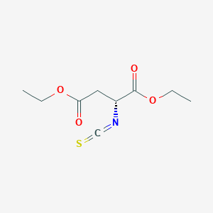 molecular formula C9H13NO4S B14490587 Diethyl N-(sulfanylidenemethylidene)-D-aspartate CAS No. 65808-86-8