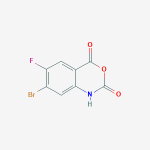 molecular formula C8H3BrFNO3 B1449059 7-Bromo-6-fluoro-2H-3,1-benzoxazine-2,4(1H)-dione CAS No. 1887002-15-4