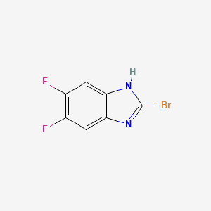 molecular formula C7H3BrF2N2 B1449060 2-Bromo-5,6-difluoro-1H-benzimidazole CAS No. 1332576-98-3