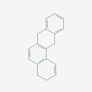 molecular formula C18H16 B14490627 3,4,7,12-Tetrahydrotetraphene CAS No. 64807-72-3