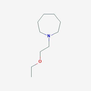 molecular formula C10H21NO B14490641 1-(2-Ethoxyethyl)azepane CAS No. 64080-52-0