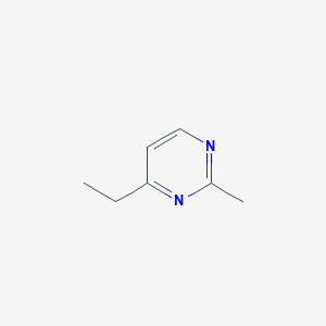 molecular formula C7H10N2 B14490723 4-Ethyl-2-methylpyrimidine CAS No. 65845-70-7