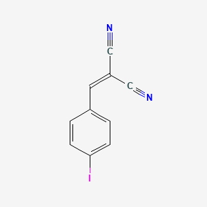 molecular formula C10H5IN2 B14490727 Propanedinitrile, [(4-iodophenyl)methylene]- CAS No. 64781-21-1
