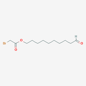 molecular formula C12H21BrO3 B14490731 10-Oxodecyl bromoacetate CAS No. 65203-09-0