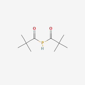 molecular formula C10H19O2P B14490843 1,1'-Phosphanediylbis(2,2-dimethylpropan-1-one) CAS No. 63853-20-3