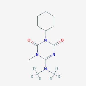 molecular formula C12H20N4O2 B1449090 六嗪酮 D6（N,N-二甲基 D6） CAS No. 1219804-22-4